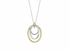 Ketting + hanger - Zilver plaqu&eacute; goud | TI SENTO