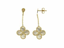 Oorbellen - Goud 14kt + zilver | EIGEN CREATIES JUWELIER ZW