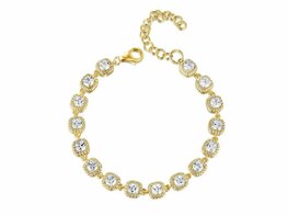 Armband - Zilver plaqu&eacute; goud | SILVER ROSE
