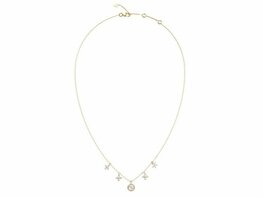 Ketting + hanger - Guess | Zilver plaqu&eacute; goud