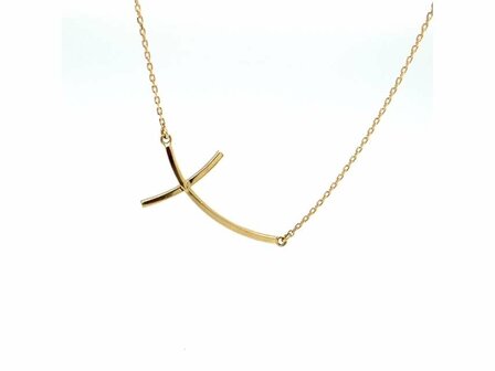 Ketting + hanger - Goud 18kt | EIGEN CREATIES JUWELIER ZW