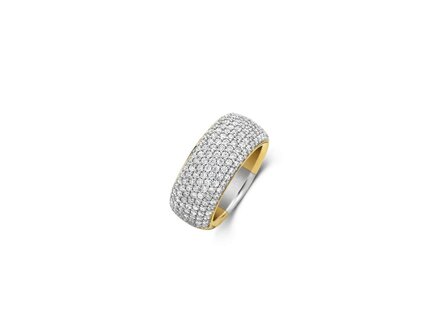 Ring - Zilver plaqu&eacute; goud | TI SENTO