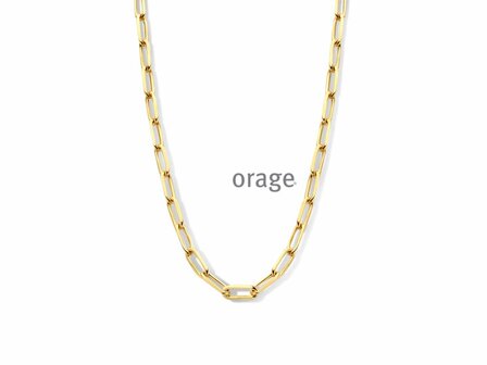 Ketting - Zilver plaqu&eacute; goud | ORAGE