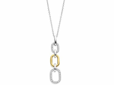 Ketting - Zilver plaqu&eacute; goud | NAIOMY