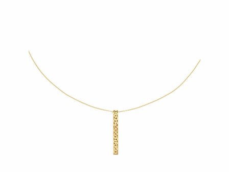 Ketting + hanger - JACKY GOLD | Goud 14kt