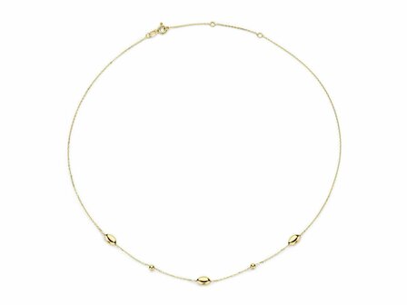 Ketting + hanger - JACKY GOLD | Goud 14kt