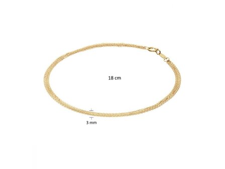 Armband - JACKY GOLD | Goud 14kt