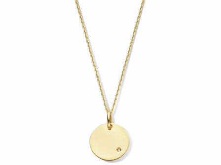 Ketting + hanger - JACKY GOLD | Goud 14kt