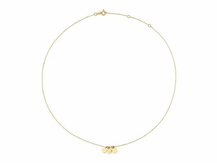 Ketting + hanger - JACKY GOLD | Goud 14kt