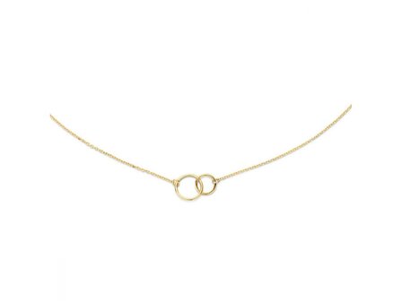 Ketting + hanger - JACKY GOLD | Goud 14kt