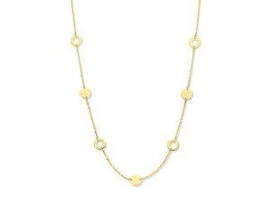 Ketting + hanger - JACKY GOLD | Goud 14kt