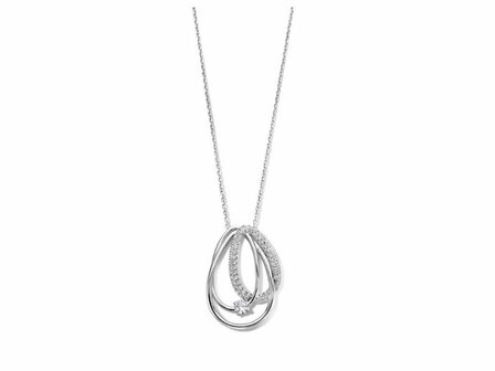 Ketting + hanger - Zilver | NAIOMY