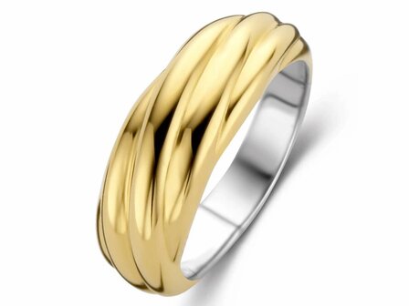 Ring - Zilver plaqu&eacute; goud | TI SENTO