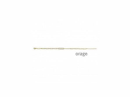 Armband - Zilver plaqu&eacute; goud | ORAGE