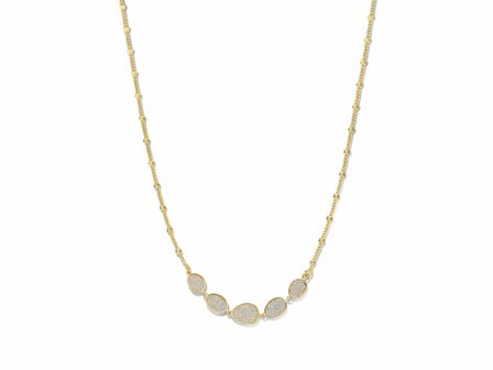 ketting - Zilver plaqu&eacute; goud | NAIOMY