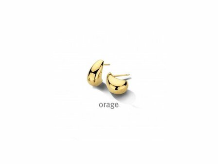 Oorbellen - Zilver plaqu&eacute; goud | ORAGE