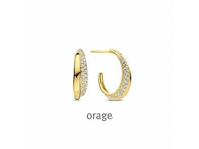 Oorbellen - Zilver plaqu&eacute; goud | ORAGE