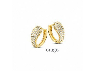 Oorbellen - Zilver plaqu&eacute; goud | ORAGE