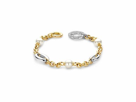 Armband - Zilver plaqu&eacute; goud | TI SENTO