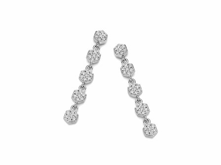 Oorbellen - Zilver | SILVER ROSE