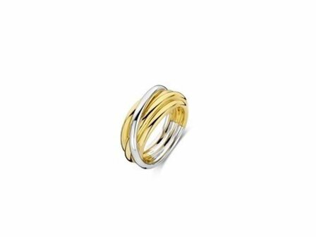 Ring - Zilver plaqu&eacute; goud | TI SENTO