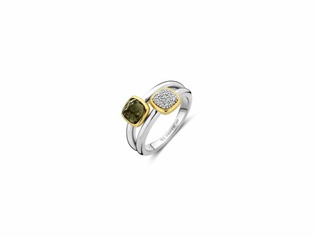 Ring - Zilver plaqu&eacute; goud | TI SENTO
