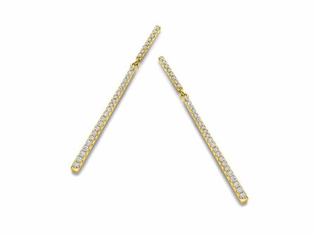 Oorbellen - Zilver plaqu&eacute; goud | SILVER ROSE