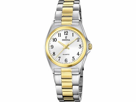 Uurwerk dames - FESTINA | Zilver plaqu&eacute; goud