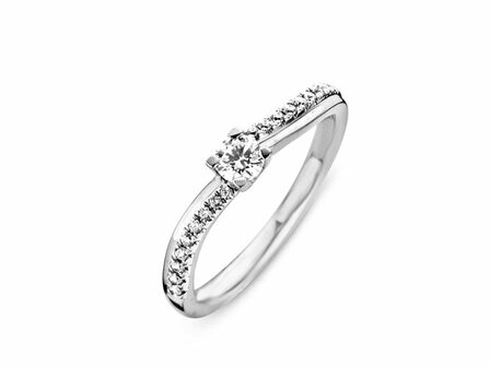 Ring - Wit goud 18kt | EIGEN CREATIES JUWELIER ZW