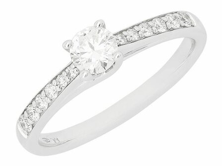 Ring - Wit goud 18kt | EIGEN CREATIES JUWELIER ZW