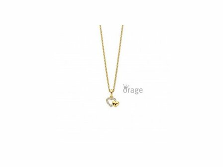 Ketting + hanger - Verguld | ORAGE KINDERJUWELEN