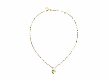 Ketting + hanger - Guess | Staal + plaque