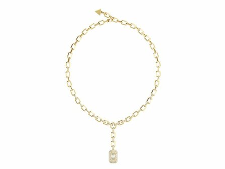 Ketting + hanger - Guess | Staal + plaque