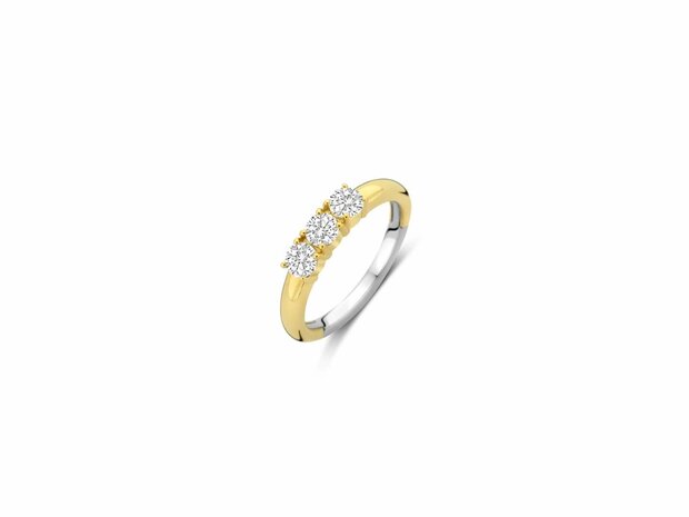 Ring - Zilver plaqué goud | TI SENTO