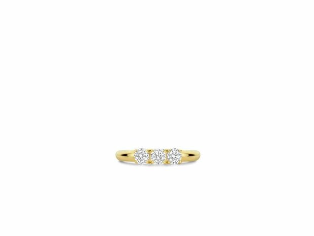 Ring - Zilver plaqué goud | TI SENTO