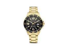 Uurwerk - PONTIAC | Zilver plaqué goud