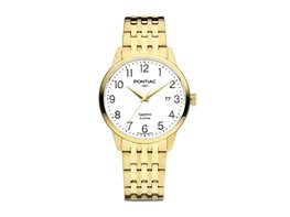 Uurwerk - PONTIAC | Zilver plaqué goud