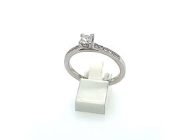 Ring - FLANDERS BRILJ | Wit goud 18kt