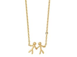 Ketting + hanger - Zilver plaquƩ goud | BY BIEHL Ketting + hanger - Zilver plaquƩ goud | BY BIEHL