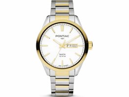 Uurwerk - PONTIAC | Zilver plaqué goud