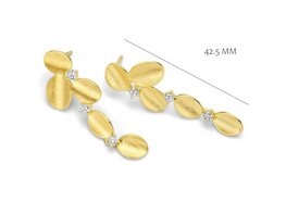 Oorbellen - Zilver plaqué goud | SILVER ROSE