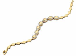 Armband - Zilver plaqué goud | SILVER ROSE