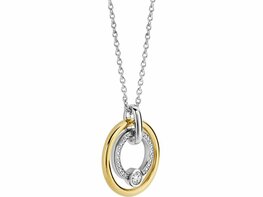 Ketting + hanger - Zilver plaqué goud | TI SENTO