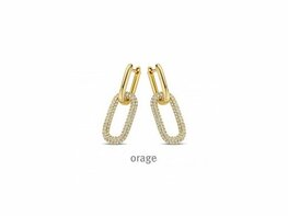 Oorbellen - Zilver plaqué goud | ORAGE