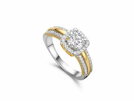 Ring - Zilver plaqué goud | SILVER ROSE