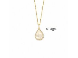 Ketting - Zilver plaqué goud | ORAGE