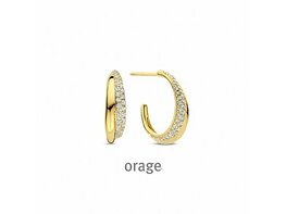 Oorbellen - Zilver plaqué goud | ORAGE