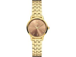 Uurwerk - DANISH DESIGN | Zilver plaqué goud